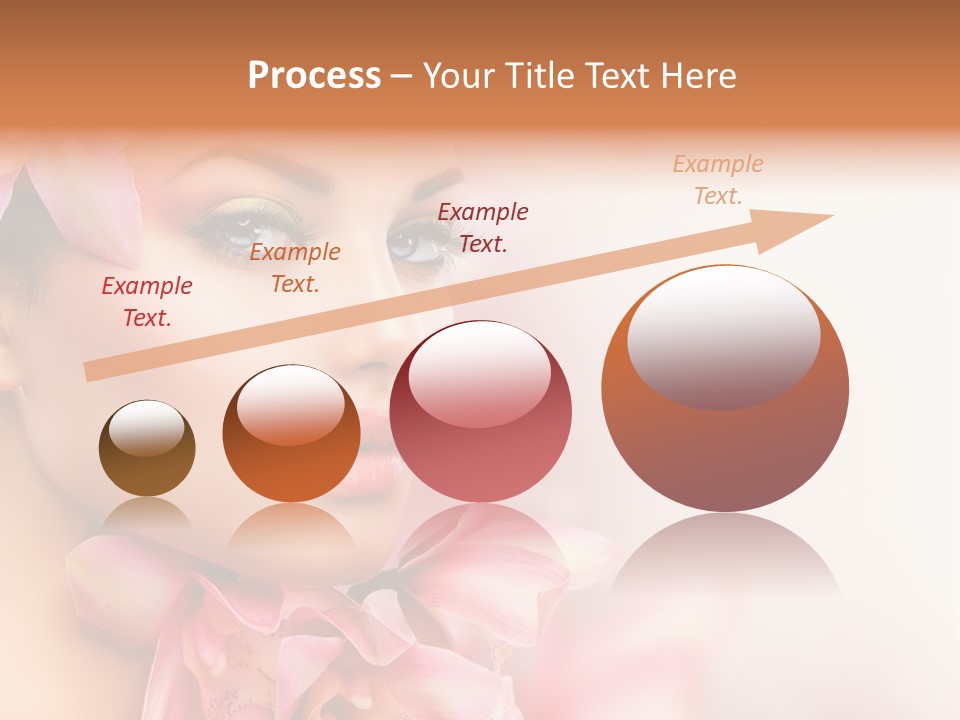 Background Brunette Head PowerPoint Template