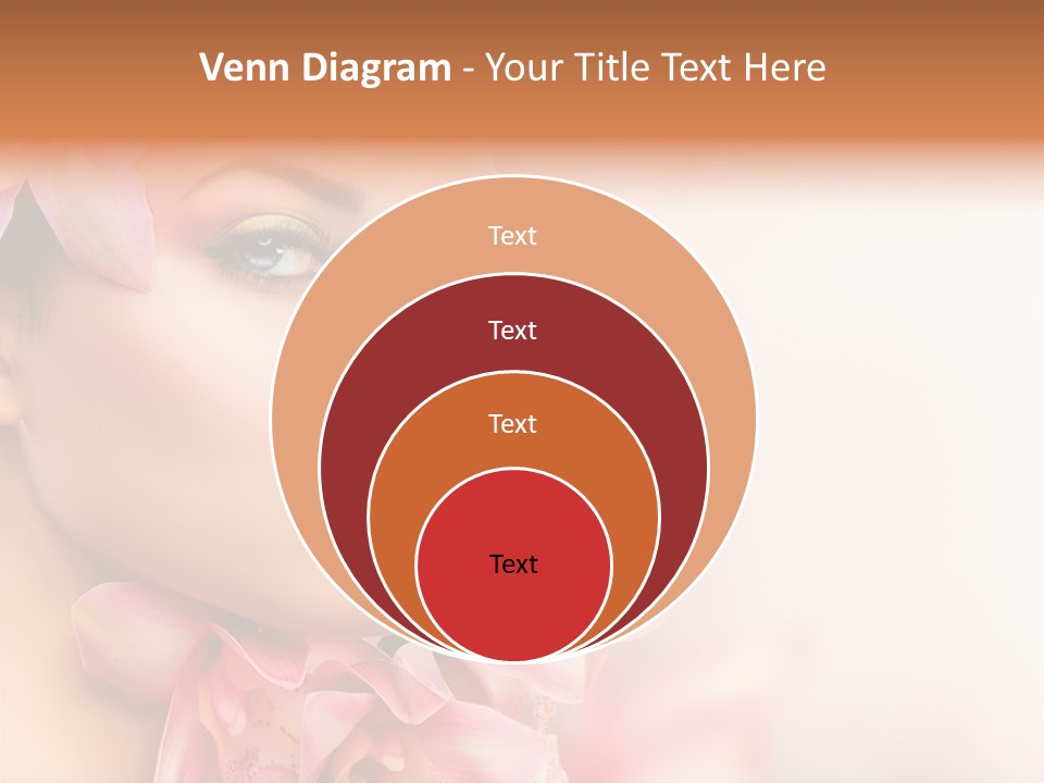 Background Brunette Head PowerPoint Template