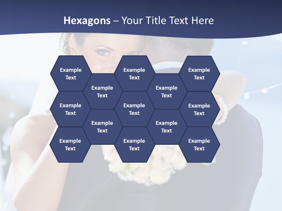 Green Bride Happy PowerPoint Template