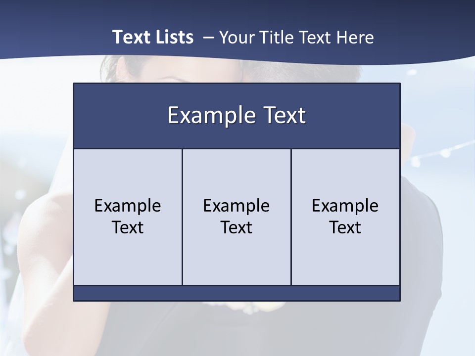 Green Bride Happy PowerPoint Template