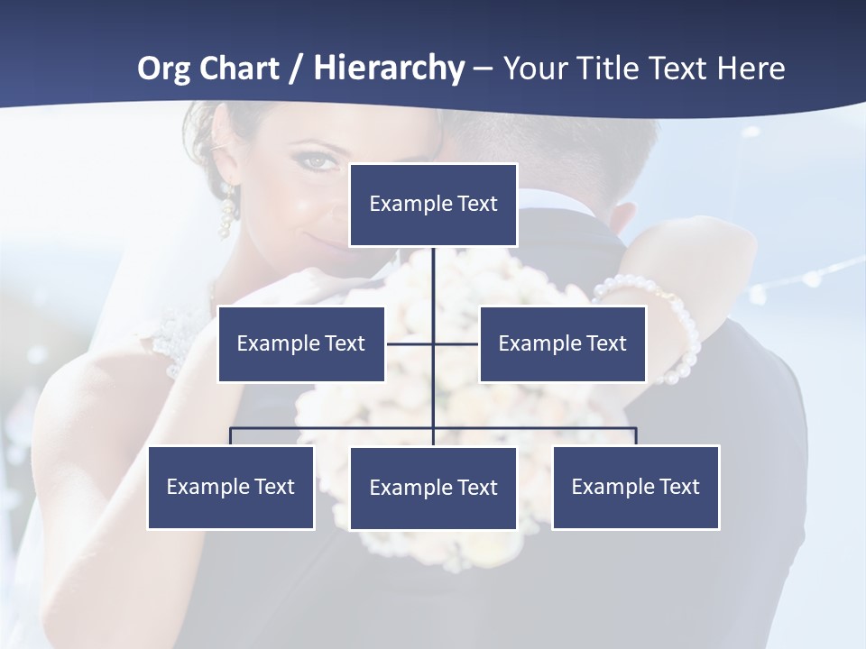 Green Bride Happy PowerPoint Template