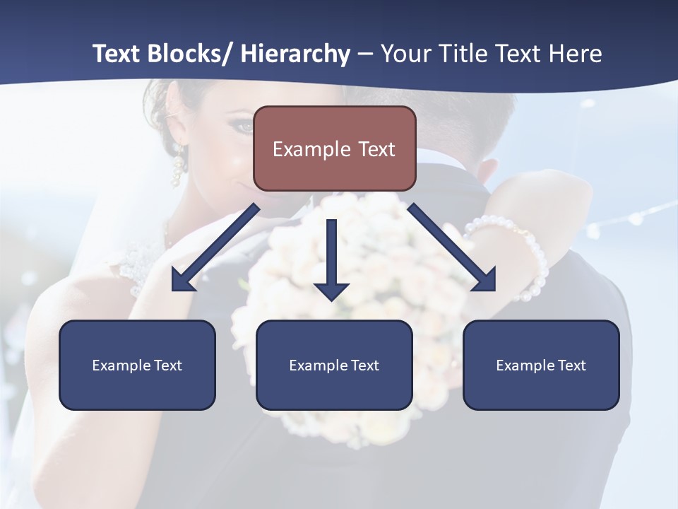 Green Bride Happy PowerPoint Template