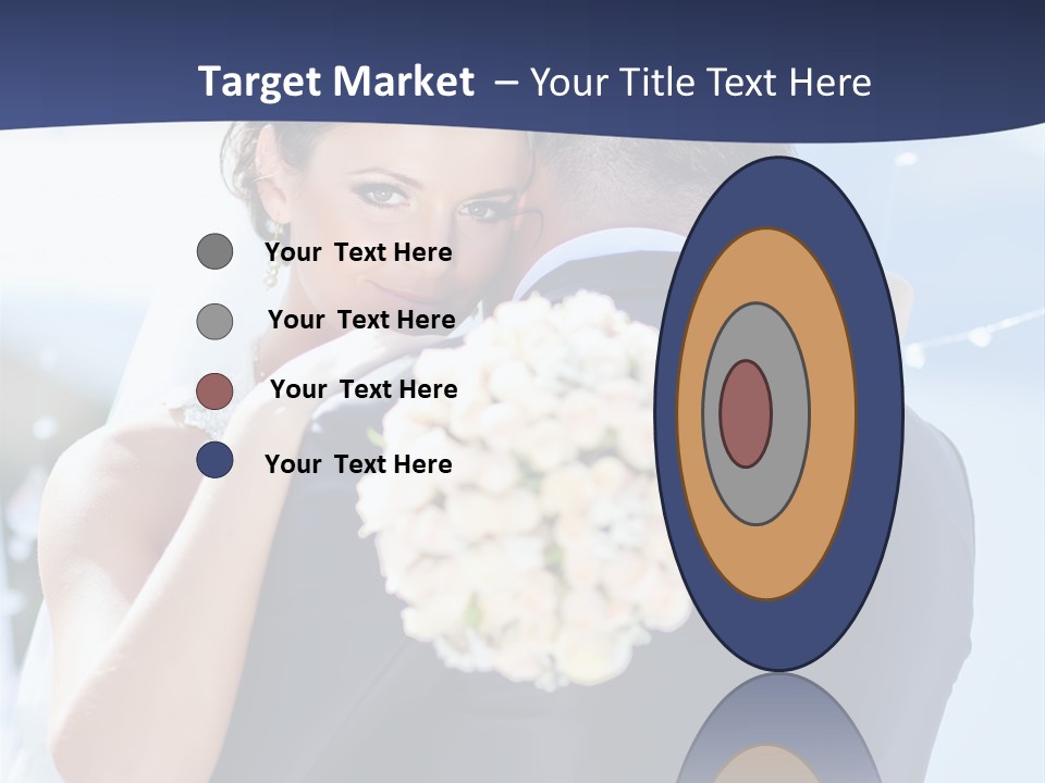 Green Bride Happy PowerPoint Template