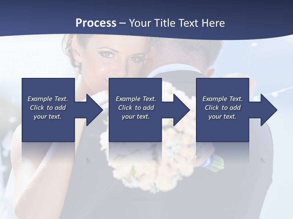 Green Bride Happy PowerPoint Template