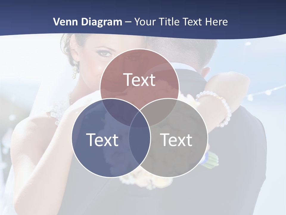 Green Bride Happy PowerPoint Template