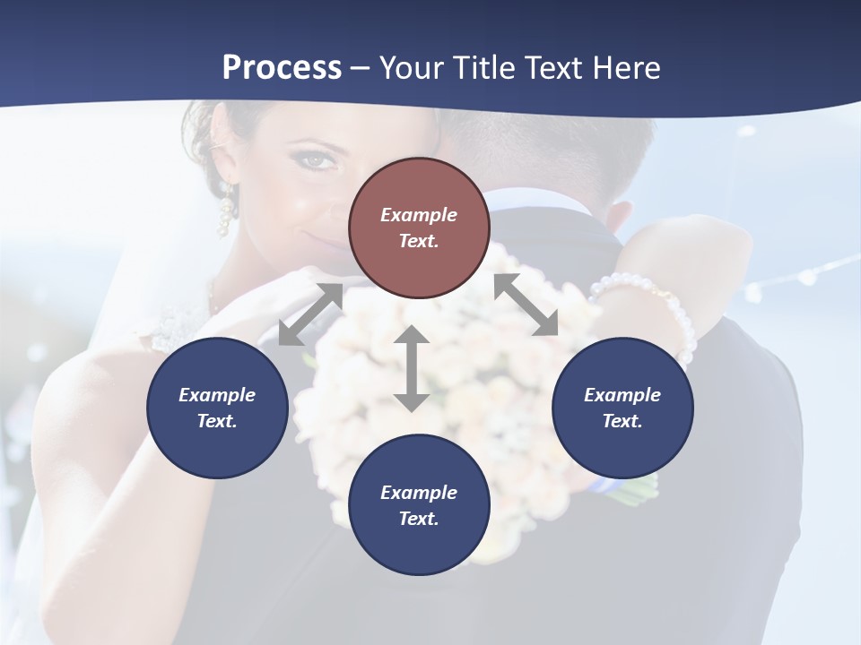 Green Bride Happy PowerPoint Template