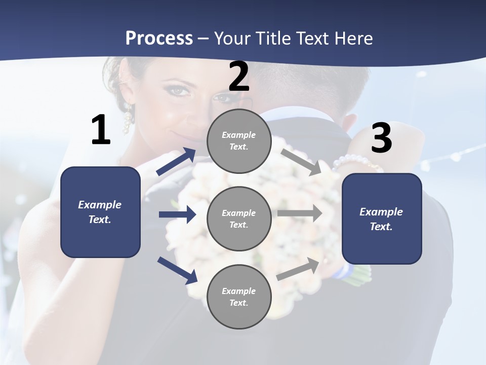 Green Bride Happy PowerPoint Template