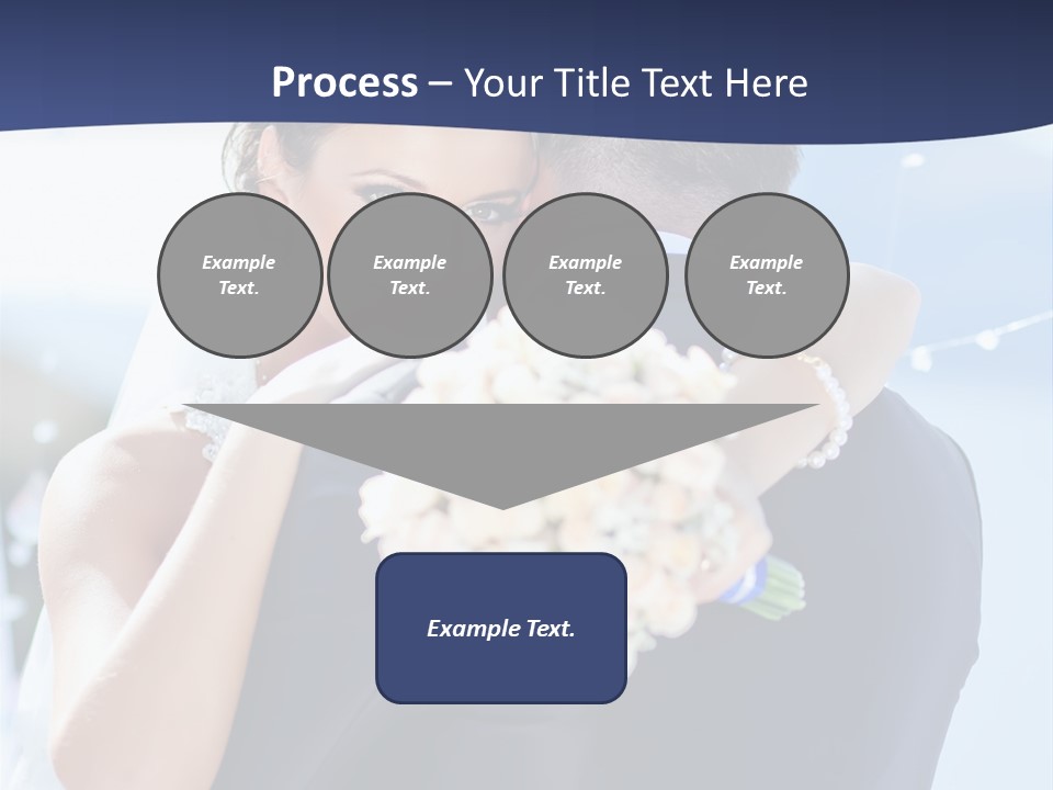 Green Bride Happy PowerPoint Template