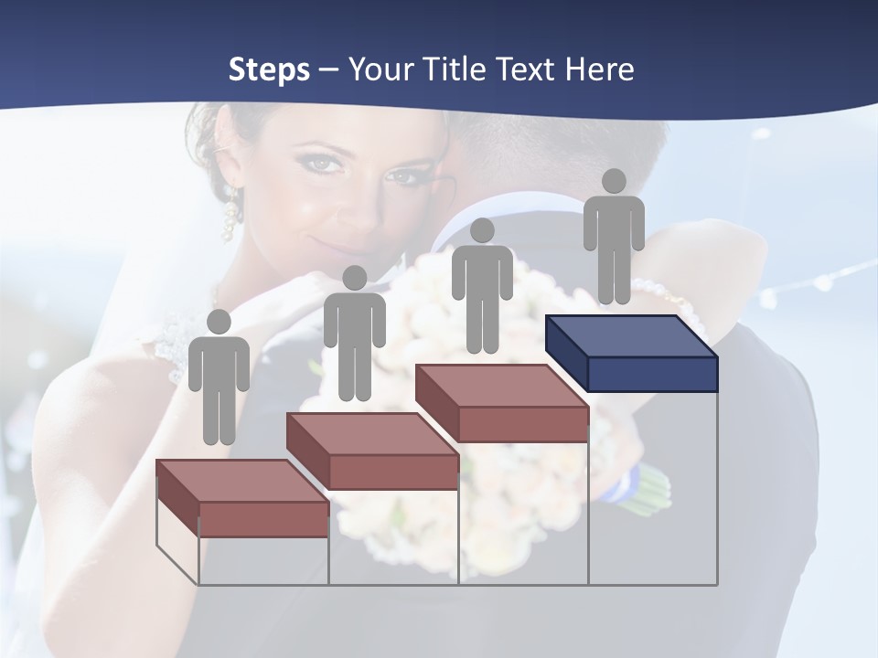 Green Bride Happy PowerPoint Template