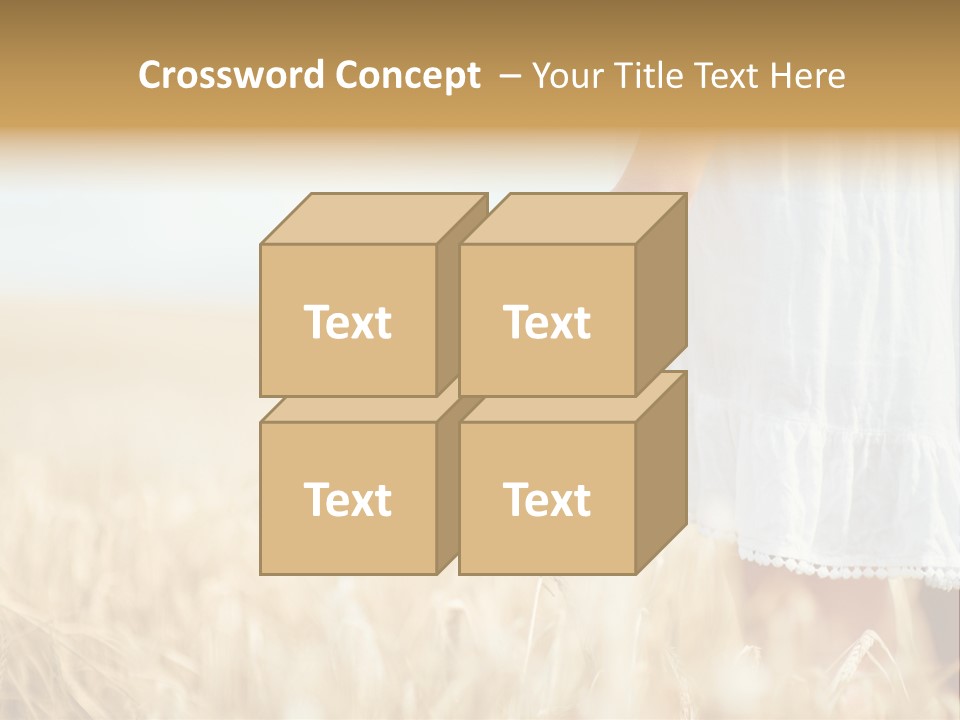 Wavy Hair Fashion Girl PowerPoint Template