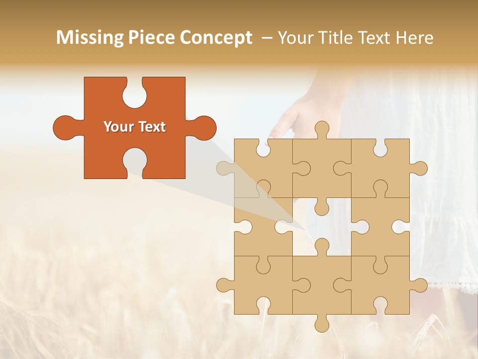 Wavy Hair Fashion Girl PowerPoint Template