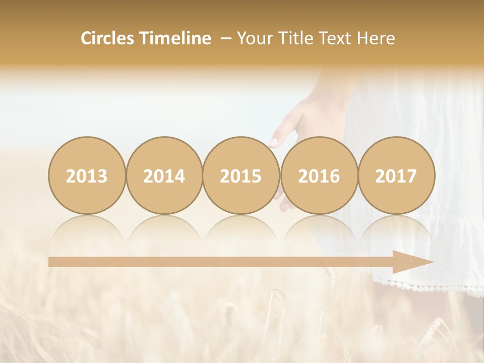 Wavy Hair Fashion Girl PowerPoint Template