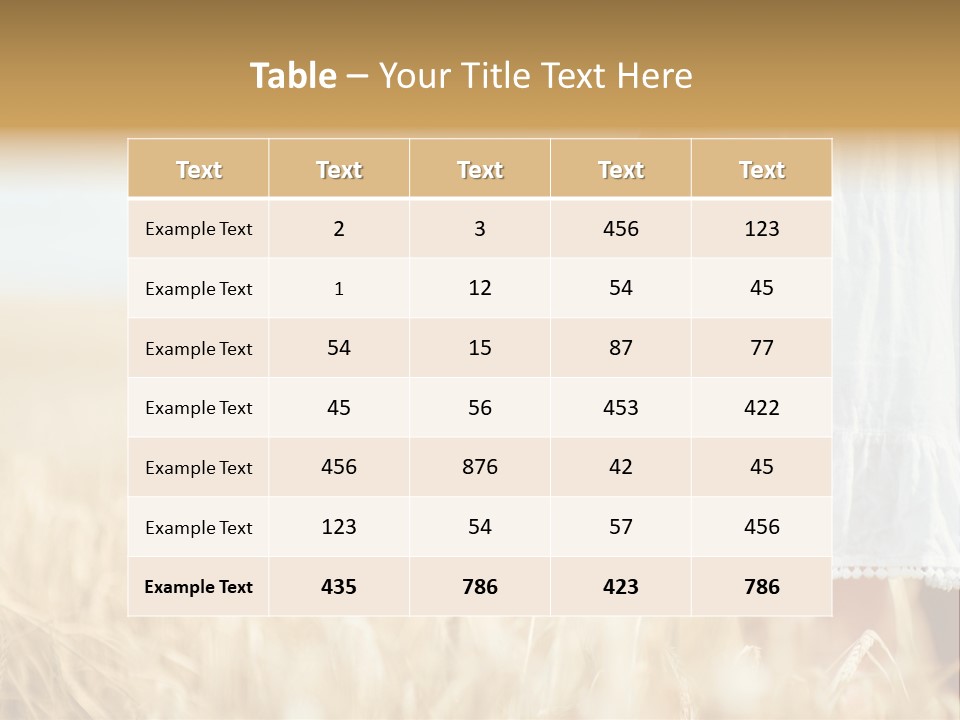 Wavy Hair Fashion Girl PowerPoint Template