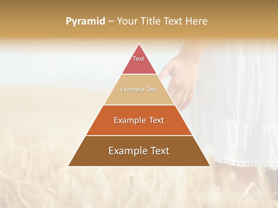 Wavy Hair Fashion Girl PowerPoint Template