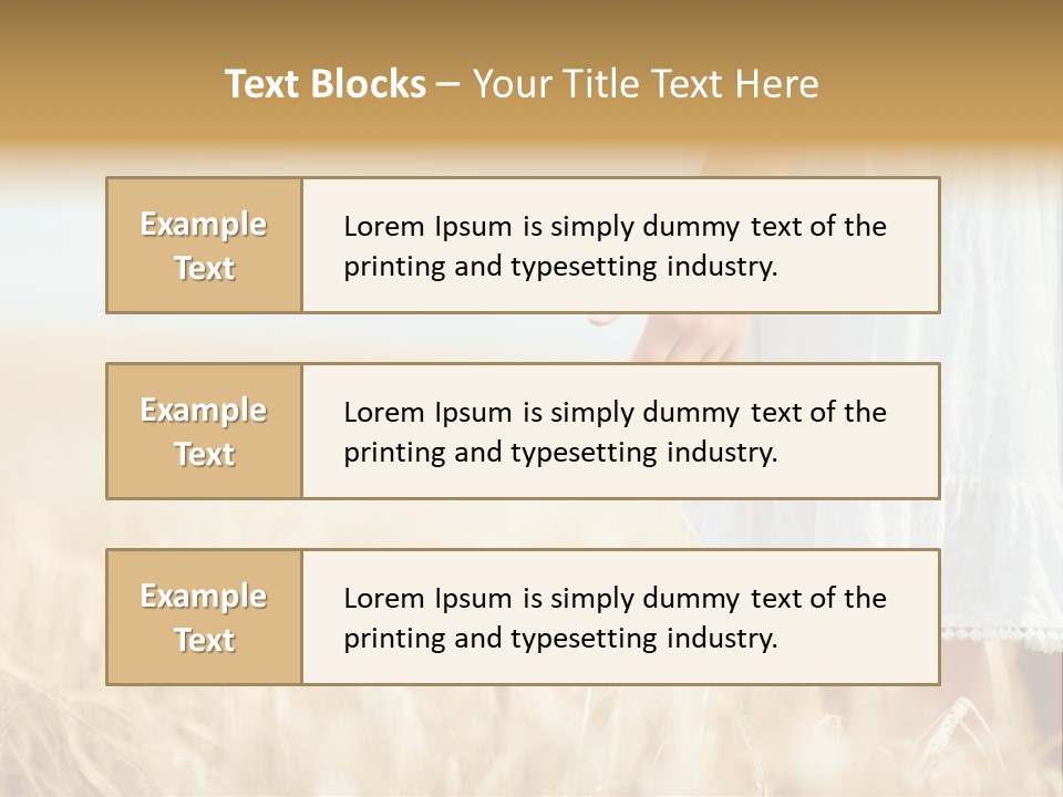 Wavy Hair Fashion Girl PowerPoint Template