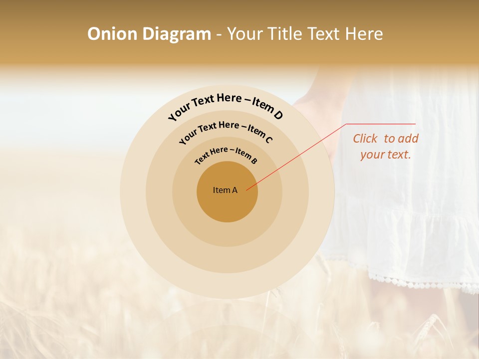 Wavy Hair Fashion Girl PowerPoint Template