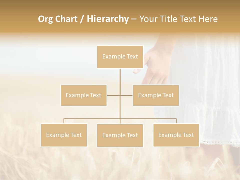 Wavy Hair Fashion Girl PowerPoint Template