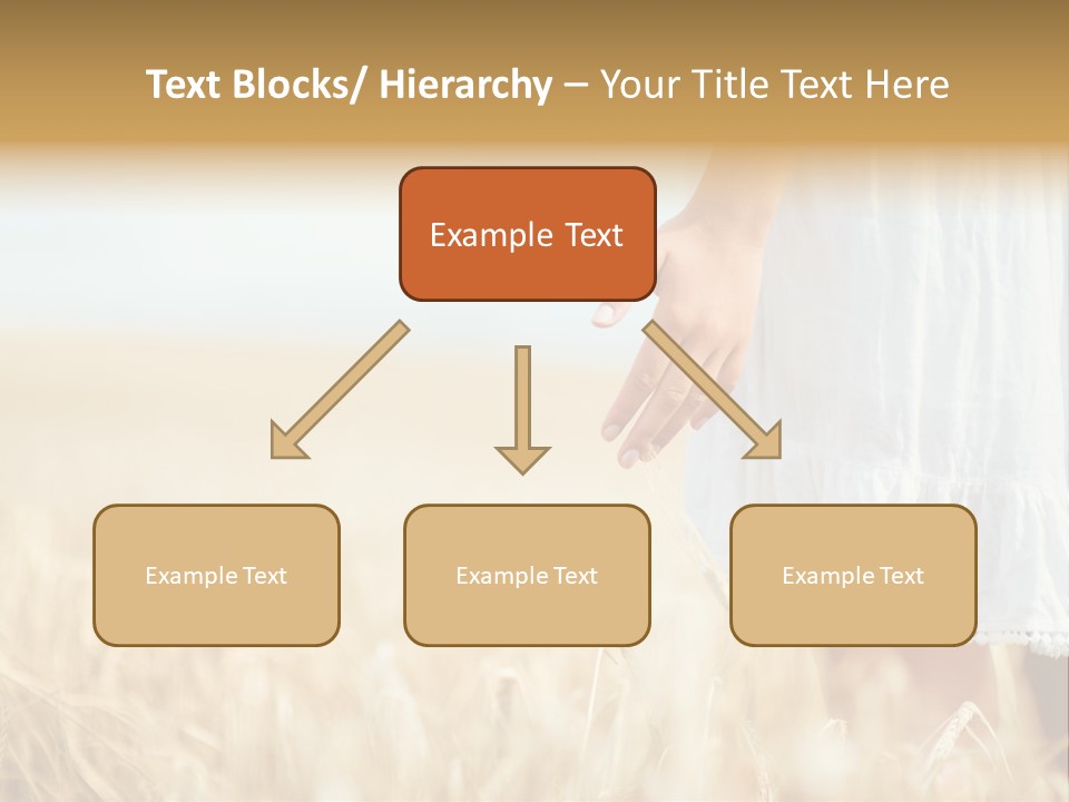 Wavy Hair Fashion Girl PowerPoint Template