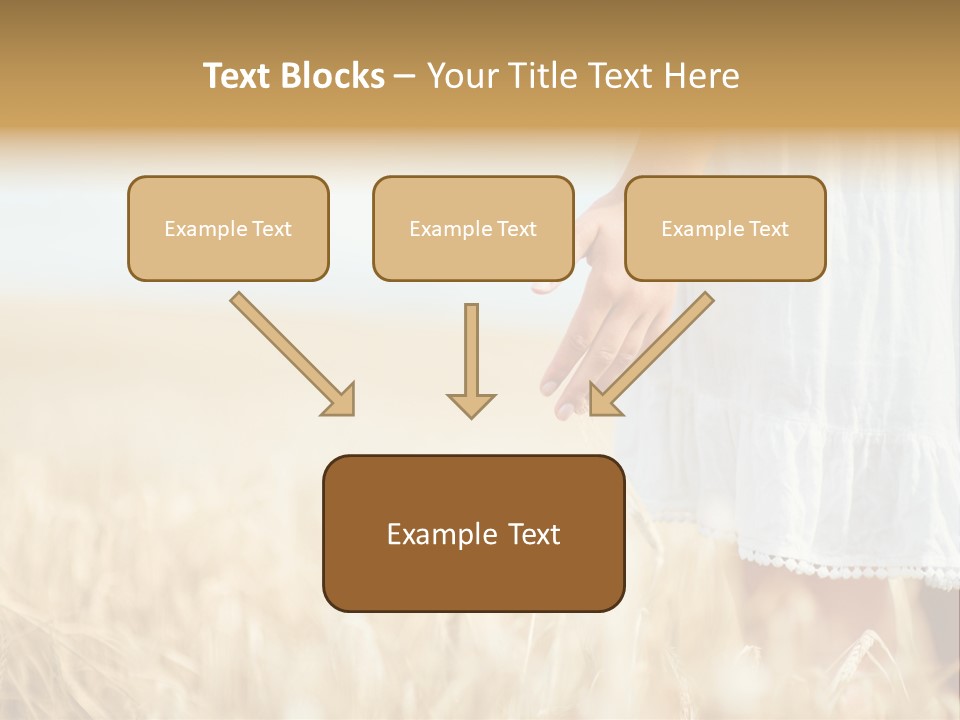 Wavy Hair Fashion Girl PowerPoint Template