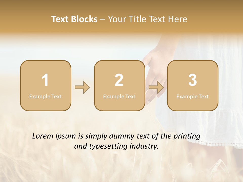 Wavy Hair Fashion Girl PowerPoint Template