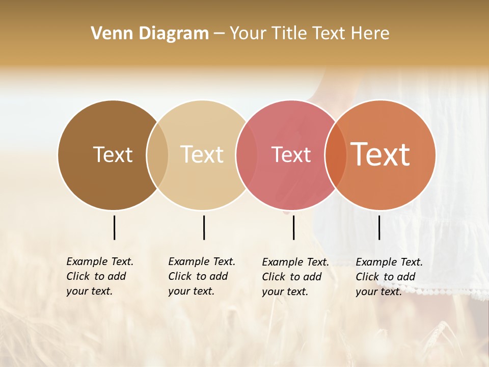 Wavy Hair Fashion Girl PowerPoint Template