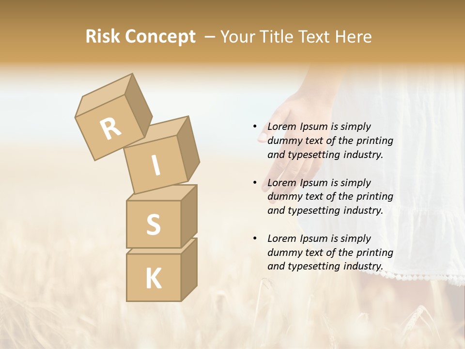 Wavy Hair Fashion Girl PowerPoint Template