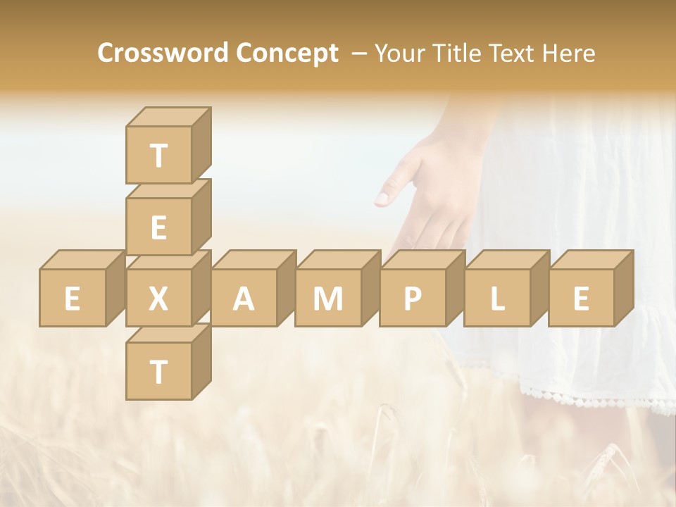 Wavy Hair Fashion Girl PowerPoint Template