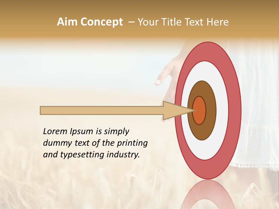 Wavy Hair Fashion Girl PowerPoint Template