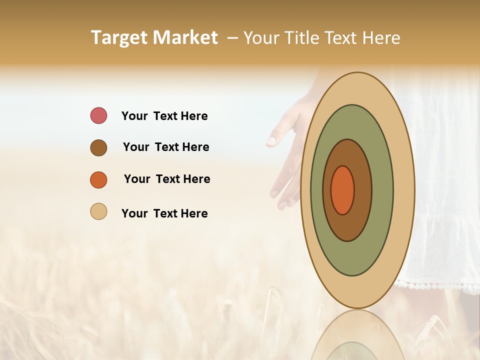 Wavy Hair Fashion Girl PowerPoint Template