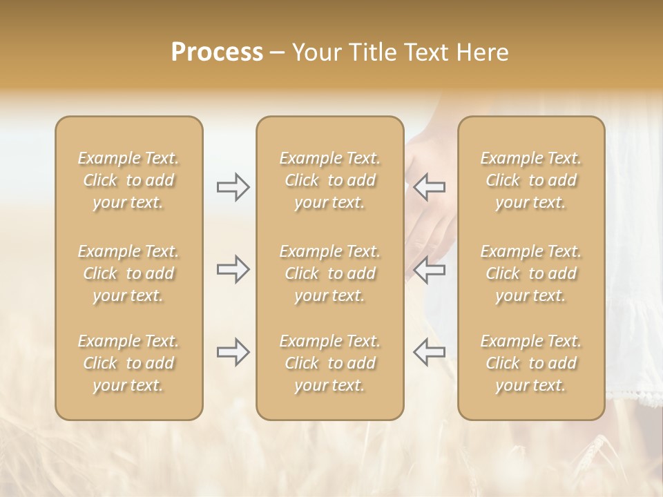 Wavy Hair Fashion Girl PowerPoint Template