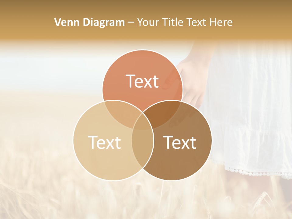 Wavy Hair Fashion Girl PowerPoint Template