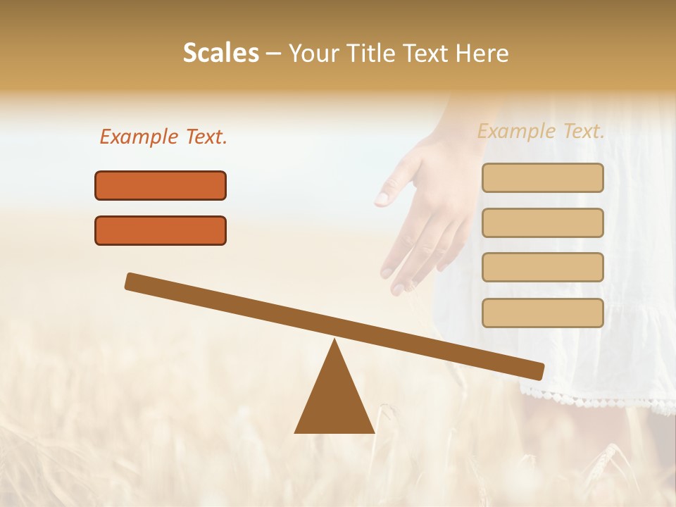 Wavy Hair Fashion Girl PowerPoint Template