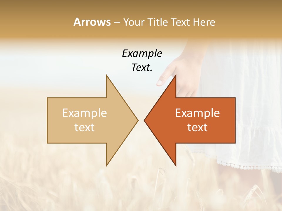 Wavy Hair Fashion Girl PowerPoint Template