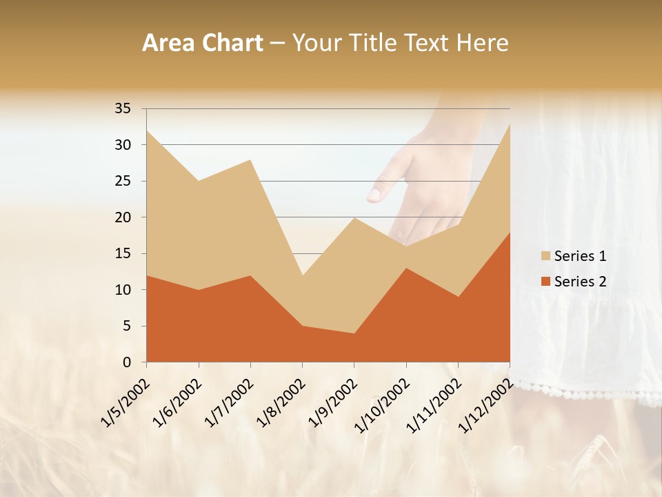 Wavy Hair Fashion Girl PowerPoint Template