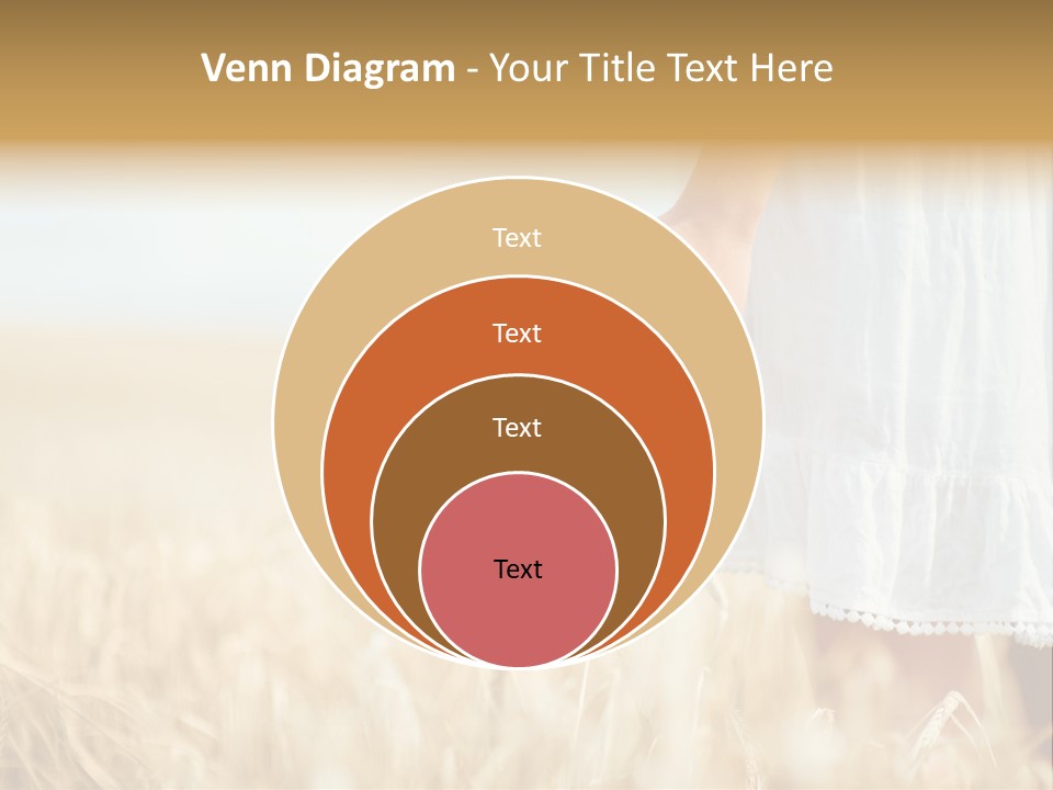 Wavy Hair Fashion Girl PowerPoint Template