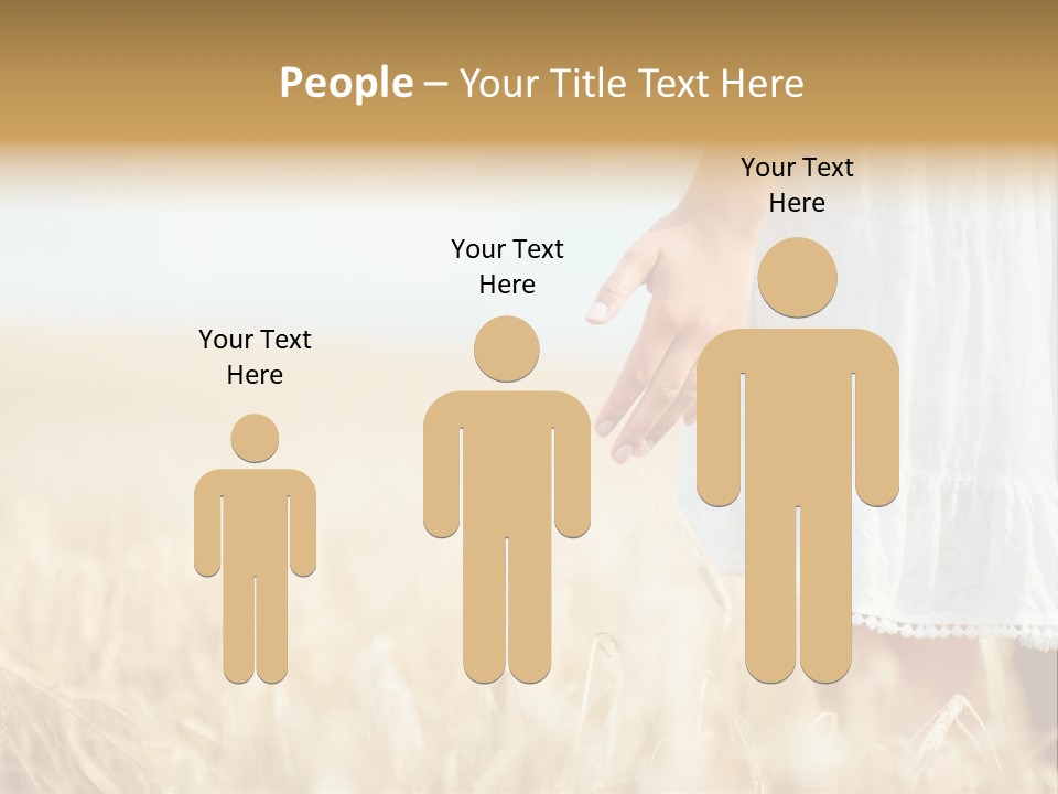 Wavy Hair Fashion Girl PowerPoint Template