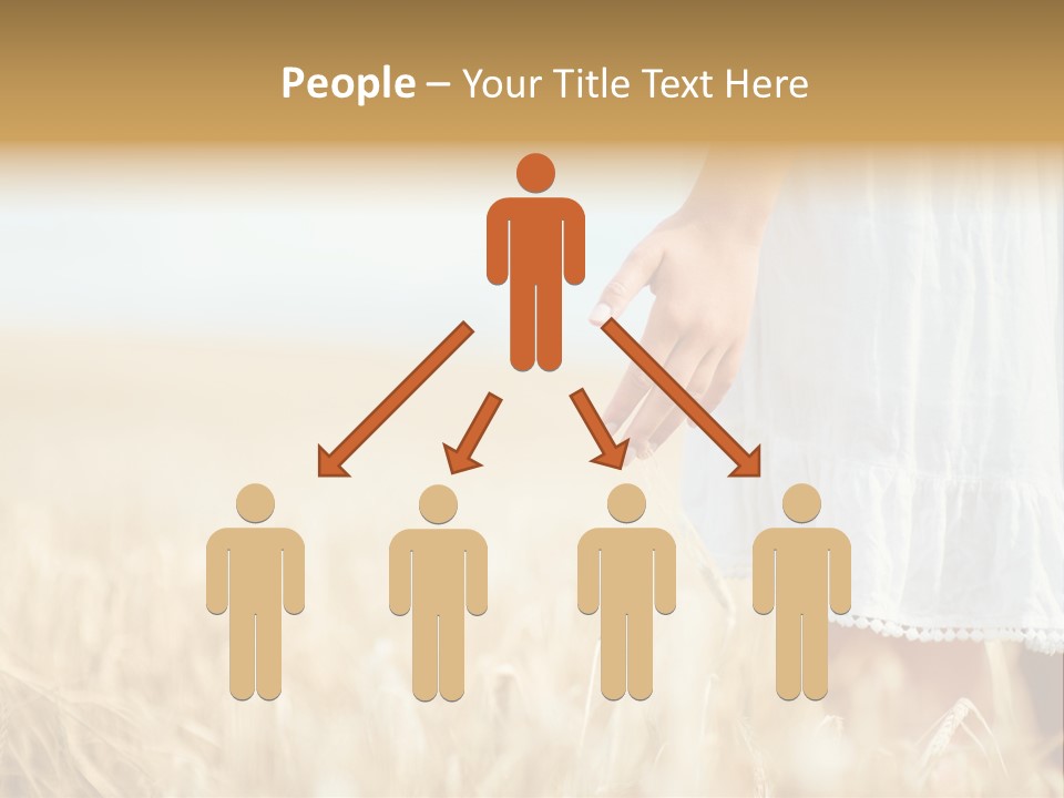 Wavy Hair Fashion Girl PowerPoint Template