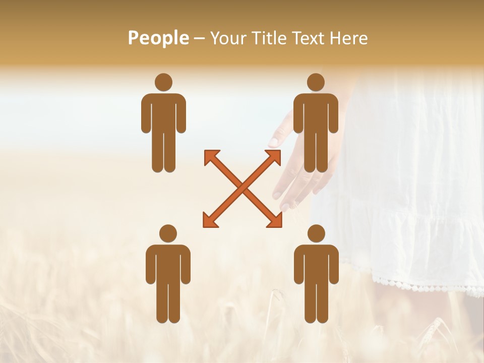 Wavy Hair Fashion Girl PowerPoint Template