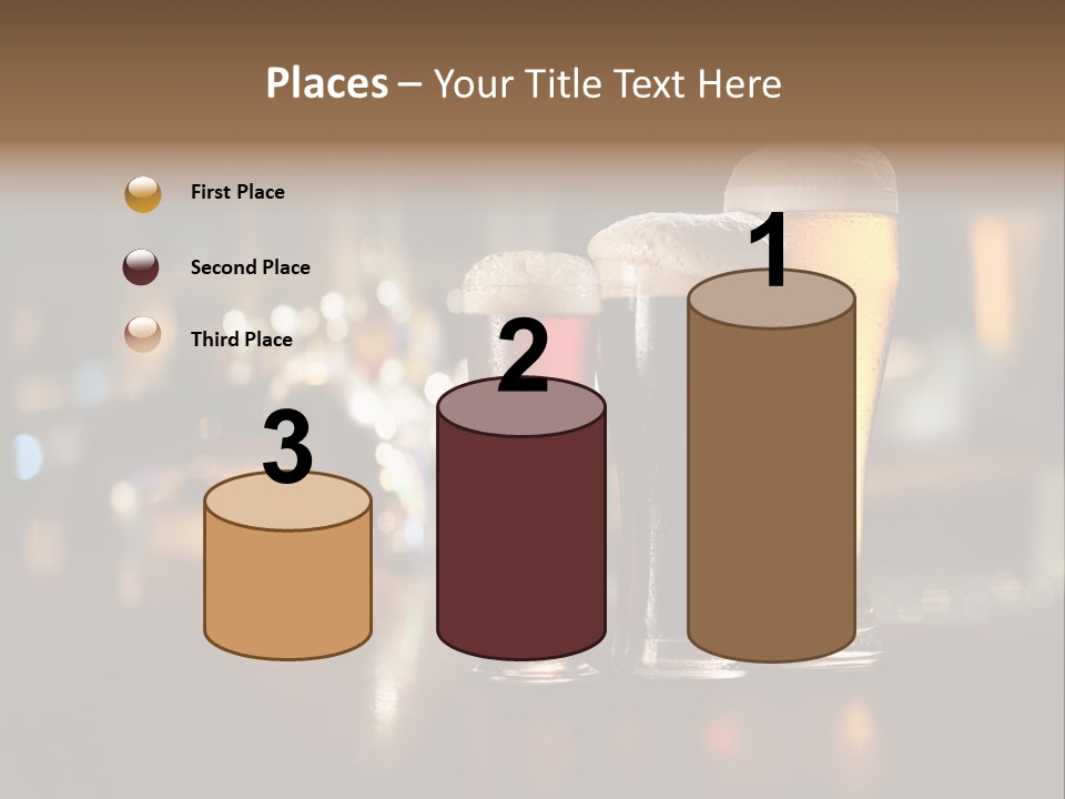 Ale Frosty Gold PowerPoint Template