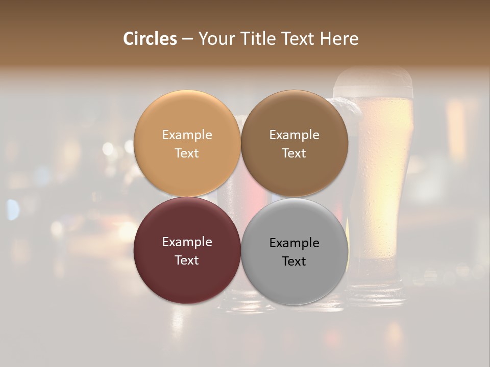 Ale Frosty Gold PowerPoint Template