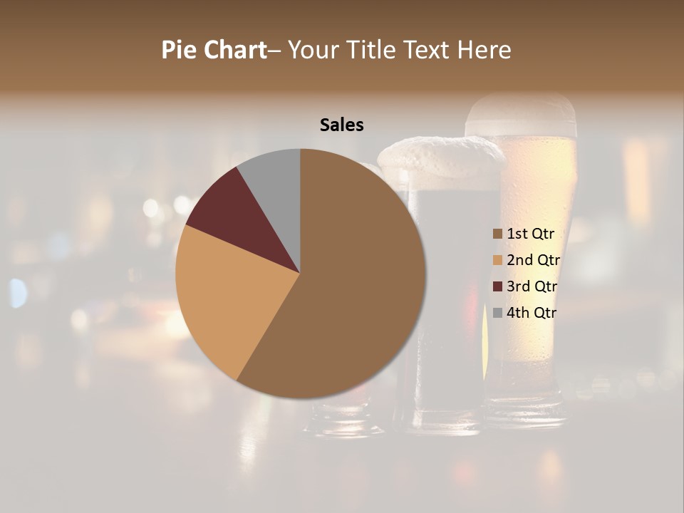 Ale Frosty Gold PowerPoint Template