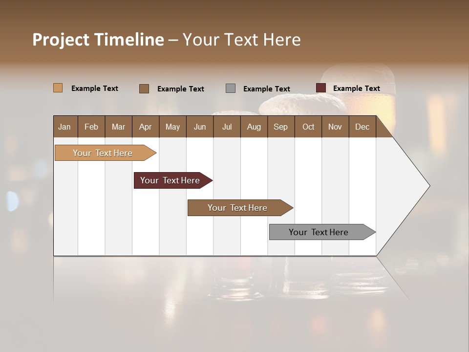 Ale Frosty Gold PowerPoint Template