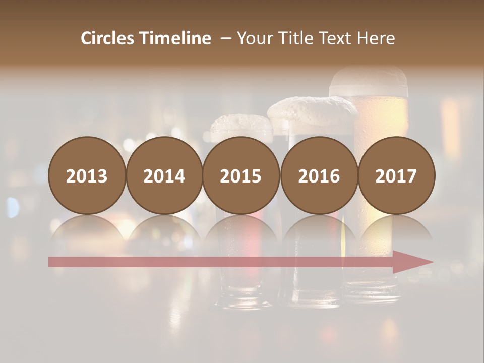 Ale Frosty Gold PowerPoint Template