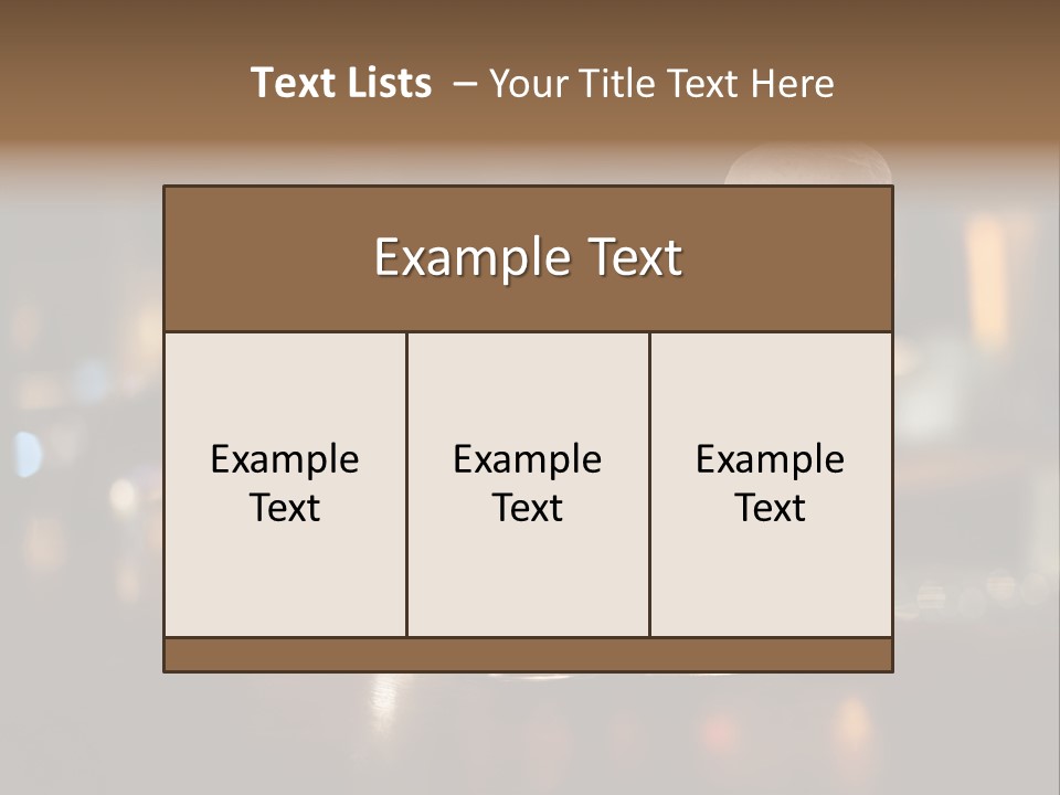 Ale Frosty Gold PowerPoint Template