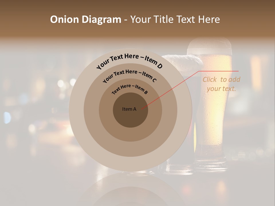 Ale Frosty Gold PowerPoint Template