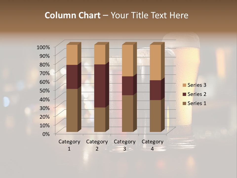 Ale Frosty Gold PowerPoint Template