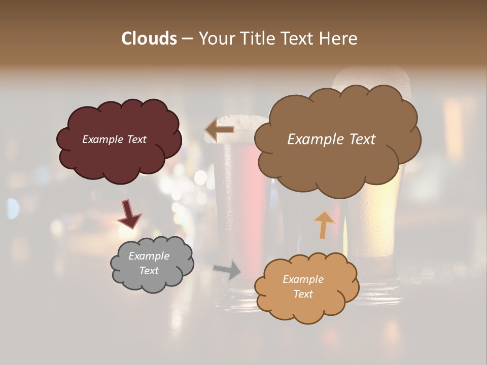 Ale Frosty Gold PowerPoint Template