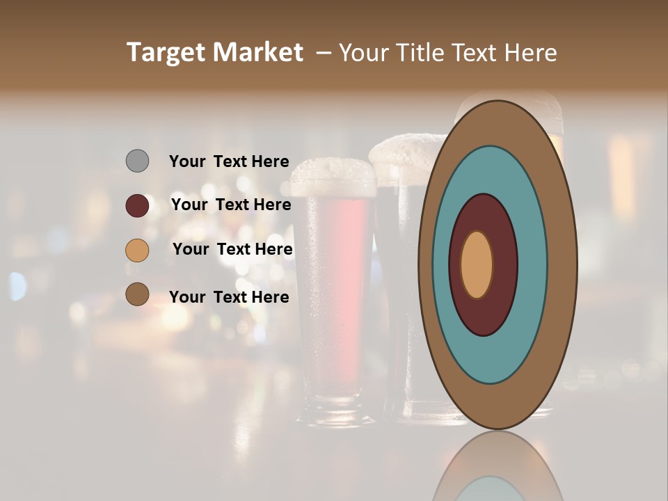 Ale Frosty Gold PowerPoint Template