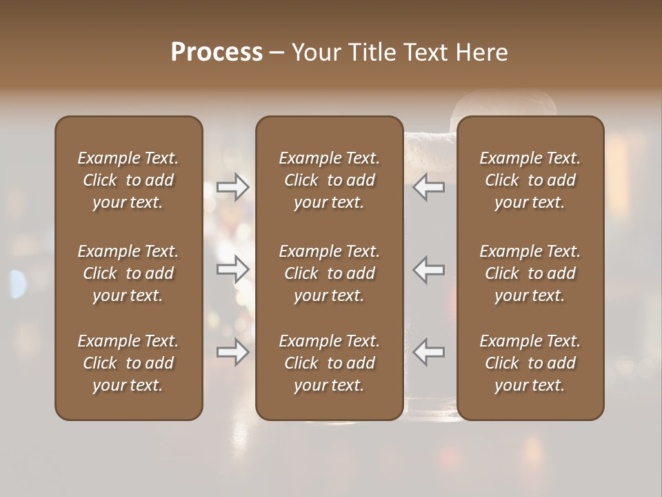 Ale Frosty Gold PowerPoint Template