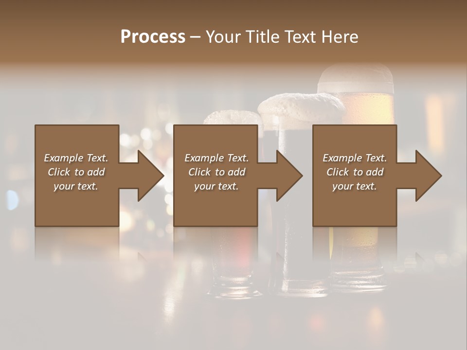 Ale Frosty Gold PowerPoint Template
